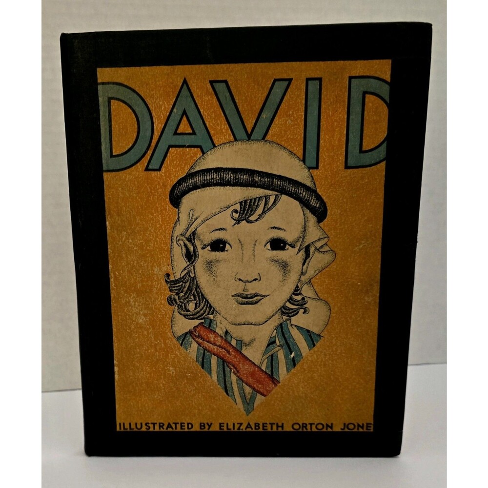 Elizabeth Orton Jones / DAVID A Bible Story With Pictures 1st Edition 1937 HC